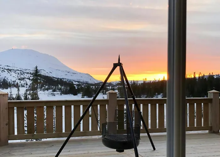 Ornenipa By Gaustatoppen With Panoramic View Ferienhaus